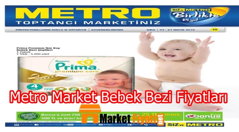 Metro Market Bebek Bezi Fiyatları
