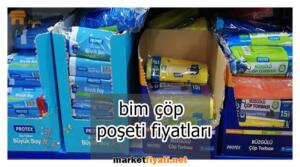 Bim Çöp Poşeti Fiyatları 1 bim çöp poşeti fiyatları