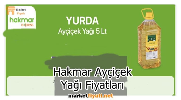 Hakmar Ayçiçek Yağı Fiyatları