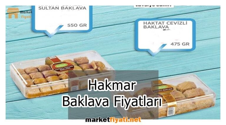 Hakmar Baklava Fiyatları