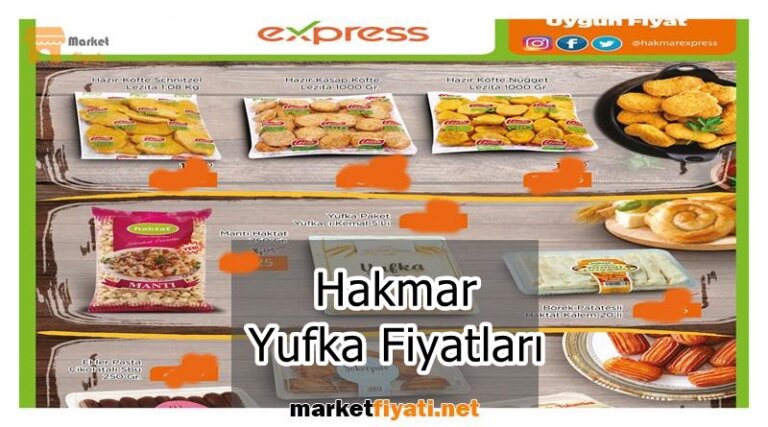 Hakmar Yufka Fiyatları