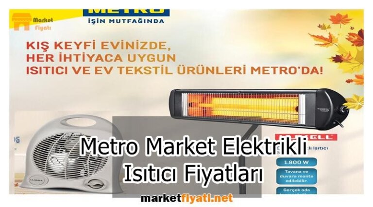 Metro Market Elektrikli Isıtıcı Fiyatları