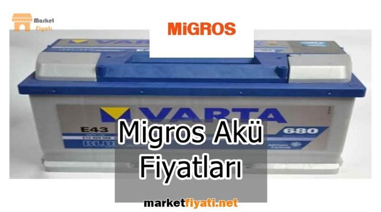 Migros Akü Fiyatları