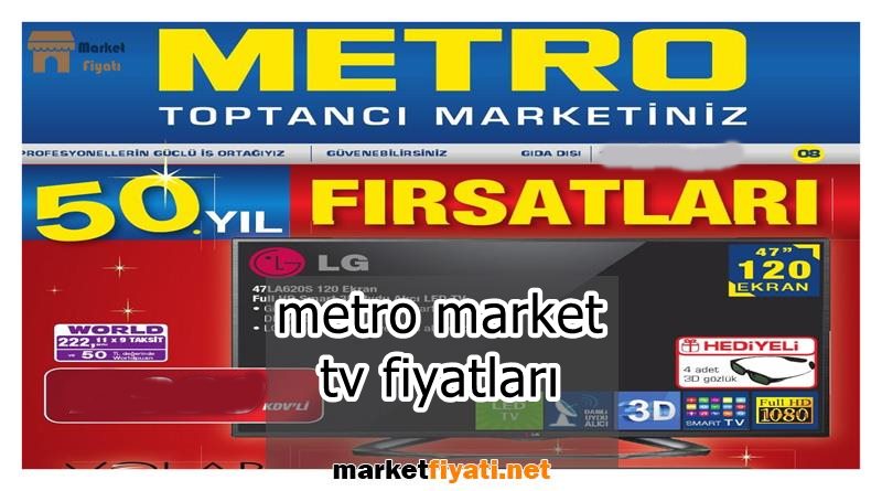metro market tv fiyatları