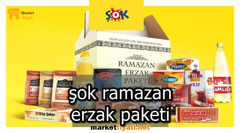 şok ramazan erzak paketi