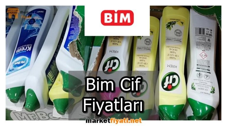 Bim Cif Fiyatları