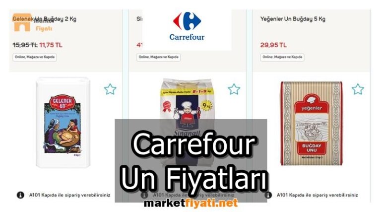 Carrefour Un Fiyatlari