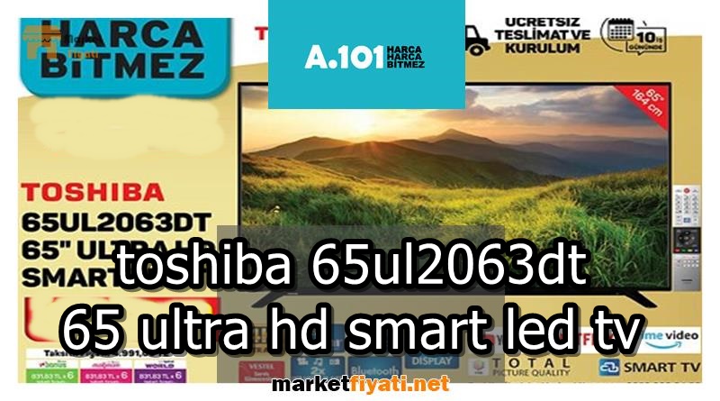 toshiba 65ul2063dt 65 ultra hd smart led tv