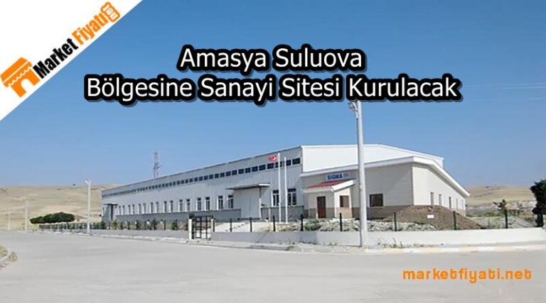 Amasya Suluova Bölgesine Sanayi Sitesi Kurulacak 3 Amasya Suluova Bölgesine Sanayi Sitesi Kurulacak