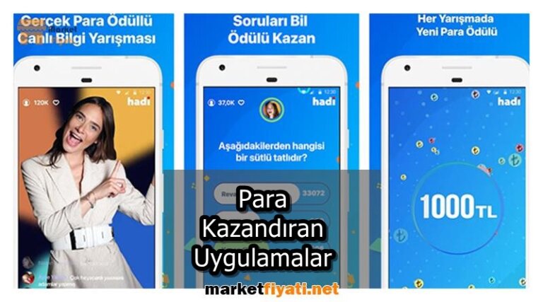 Para Kazandıran Uygulamalar